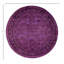 Overdyed One-of-a-Kind 7' 1" X 7' 1" Hand Knotted Area Rug