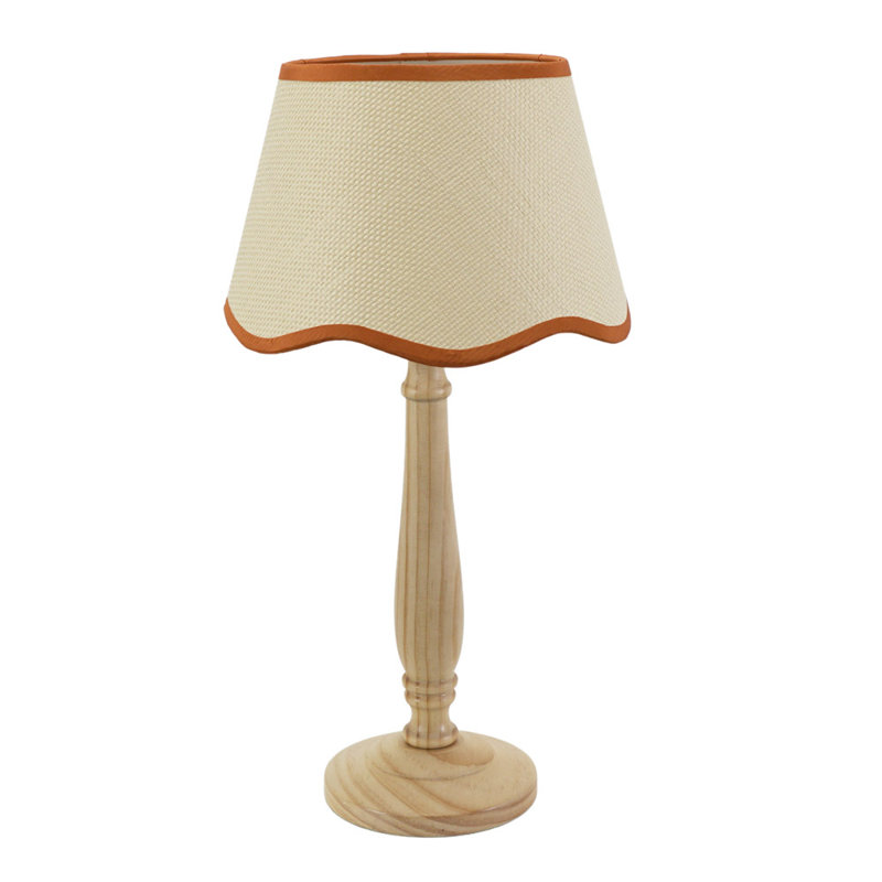Arite Wood Table Lamp, No, Red, Natural