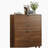 Modern Independent Shoe Cabinet, 31.5-inch Walnut Shoe Storage Cabinet,, Fence Shoe Cabinet with 2 Flip Drawers