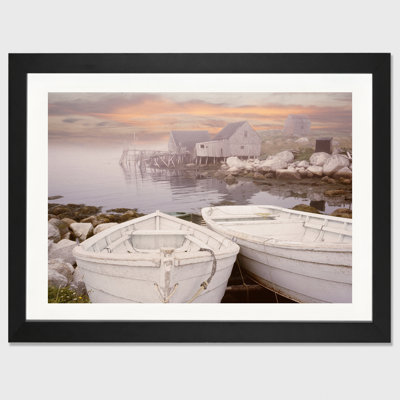 " Two Boats At Sunrise, Nova Scotia " by Monte Nagler