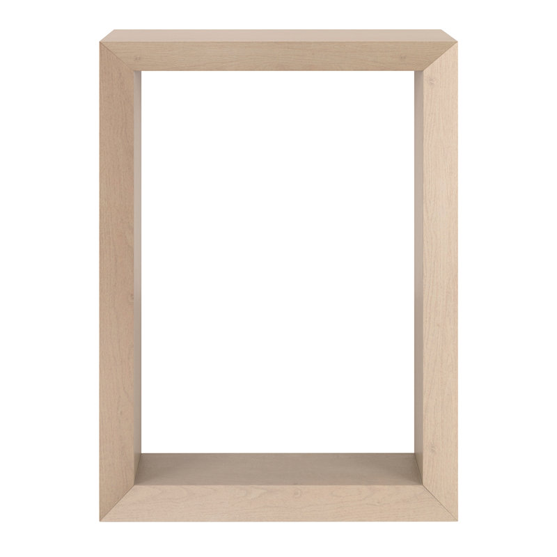 Calaysia Console Table, 76.2cm H x 55.9cm W x 25.4cm D, Alder White