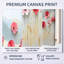 Rouge gris Harry II - impressions encadrées colorées, décoration murale florale-1735499308-1735499307