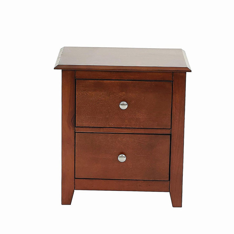 Selma Nightstand With 2-Drawers Storage
