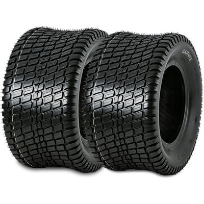 2 Pack 23x8.5x12 4-Ply Tubeless Turf Tires, 1700LBS Heavy Load Lawn Mower Rubber Tyres, Deep Lug Anti-Slip Off Road Replacement Tires for Garden Tractor Yard Cart