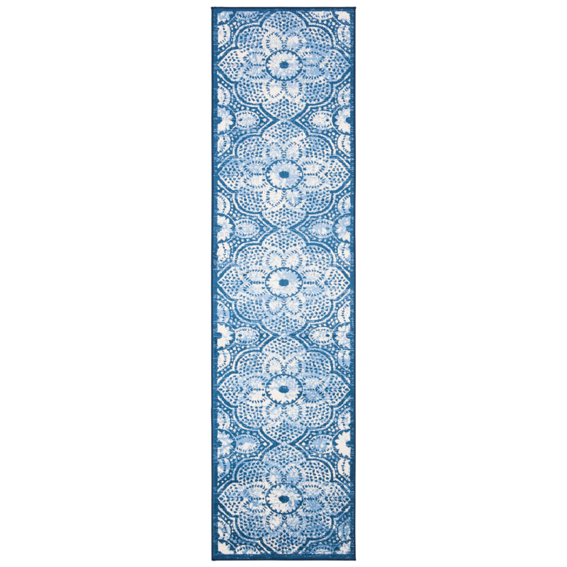 Martha Stewart Performance Ikat Rug, Runner 2' x 10'