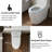 One Piece Toilet Gloss Ceramic 17.3" ADA Seat Height with Comfort Elongated Bowl, Dual Flush 1.0/1.28 GPF, Soft-Close Seat Included-114897135