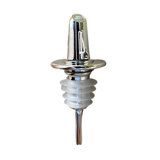 Pouro Wine and Spirits Bottle Pourer 2pk Chrome