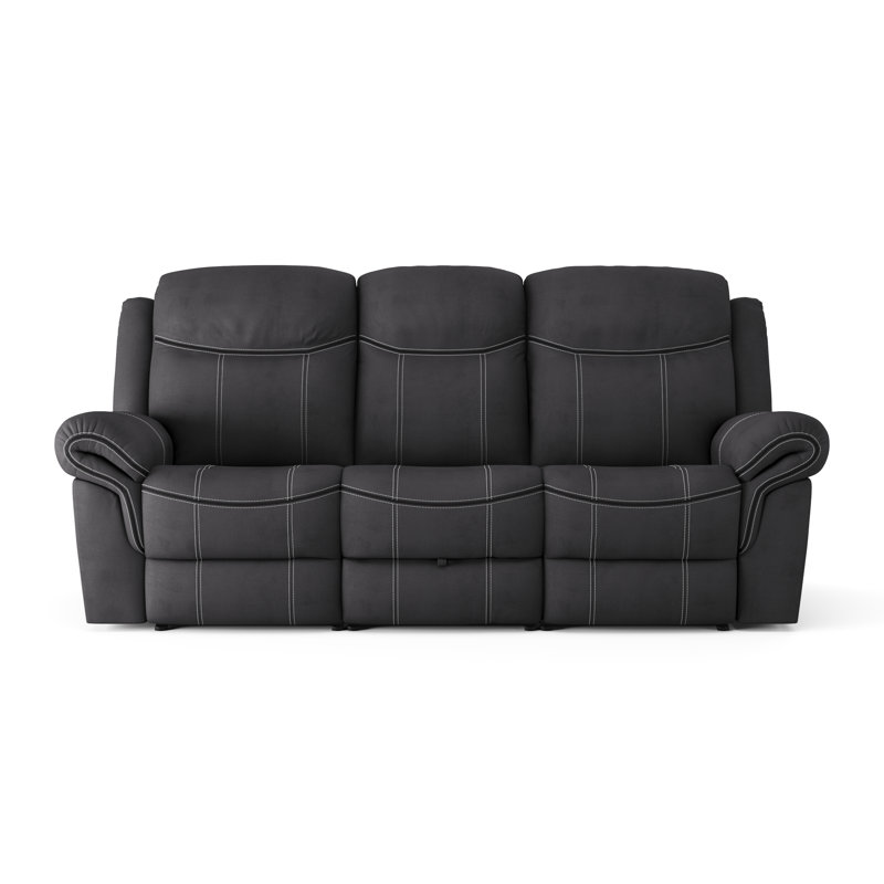 Upholstered 87'' Reclining Sofa