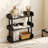 1 PCS 4-Tier Bookshelf with Anti-Tipping Kit Industrial Storage Unit for Living Room Rustic Brown-772047751-772047748-772047749