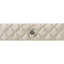 Table de chevet en velours beige Lucienne - Confort luxueux