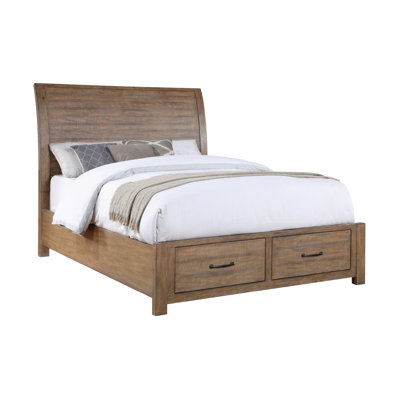 ANDRIA Sleigh Storage Bed