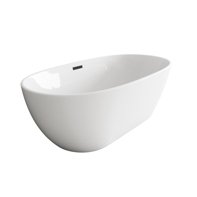 Thermopolis 59'' x 28.3'' Soaking Acrylic Bathtub
