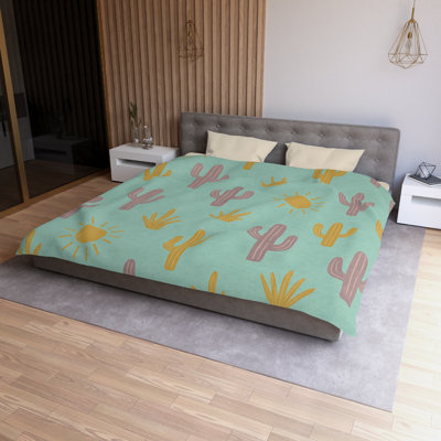 Microfiber Duvet Cover Boho Style, Design 20