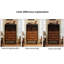 Armoire d'appoint de style rétro classique français