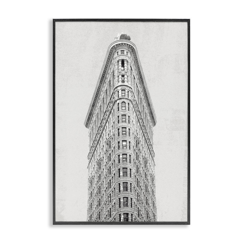 «Flatiron Building Architecture», estampe numérique, design par Wild Apple Portfolio, H 18 po x l 12 po