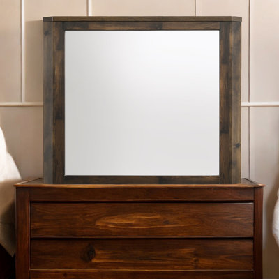 Miroir, noyer rustique