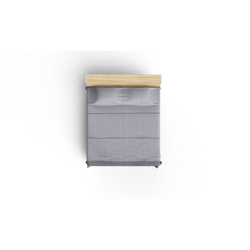 Ensemble de couvre-lit 100% coton Montevia, Noir / blanc