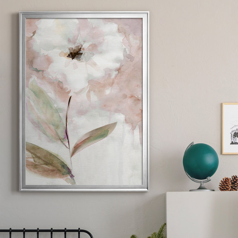 «Summer Bloom I», reproduction sur toile encadrée, Argent, H 30,5 po x l 42,5 po x P 1,5 po
