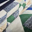 Ensemble d'édredon 100% coton à rayures Lacasse Hollis, toutes saisons avec crocodile brodé, bleu simple-112777878-127368448