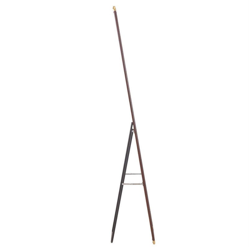 Kalianne Wood Rectangle Mirror, Walnut, 60" H x 16.5" W