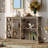 Nellis 46.5'' Console,Entry table,Hoyer table with 3-tiers open storage shelves-2038704201