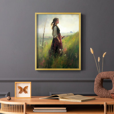 WOMEN Series CCCXXV  -Premium Framed Print -Ready to Hang - No Nails Required