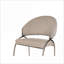 Fauteuil d'appoint Ruby Modern Pieds en acier