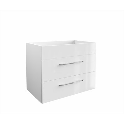 Sceno 800 mm Single Vanity with Integrated Glass Basin