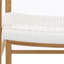 Chloe 26" W Armchair with White Seat