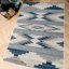 Veroniza Blue Grey Aztec Power Loom Rug-65546422