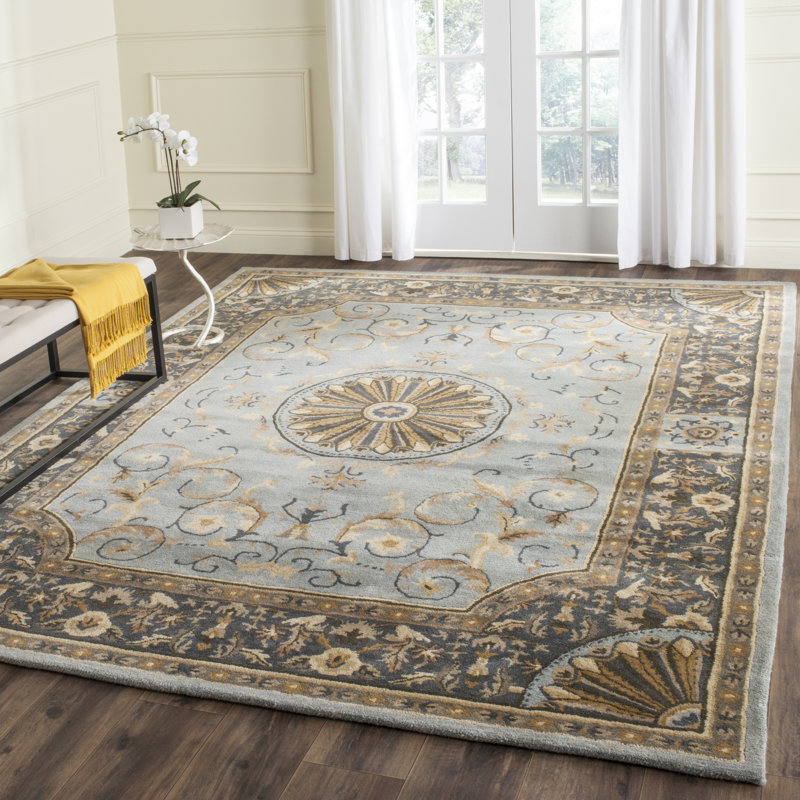Tapis oriental en laine touffeté à la main Latarra, Rectangle 3 pi x 5 pi