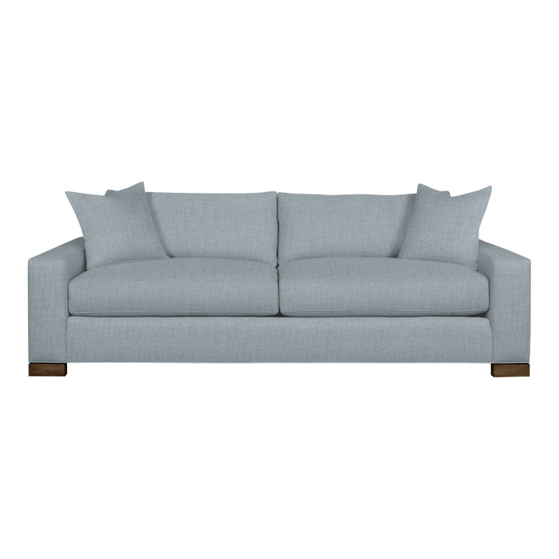 Canapé-lit 83,5 po Claremont, Perigold somptueux chenille II ciel, La Havane
