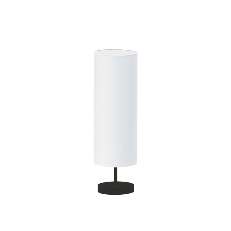 Sydney Metal Table Lamp, Black, White