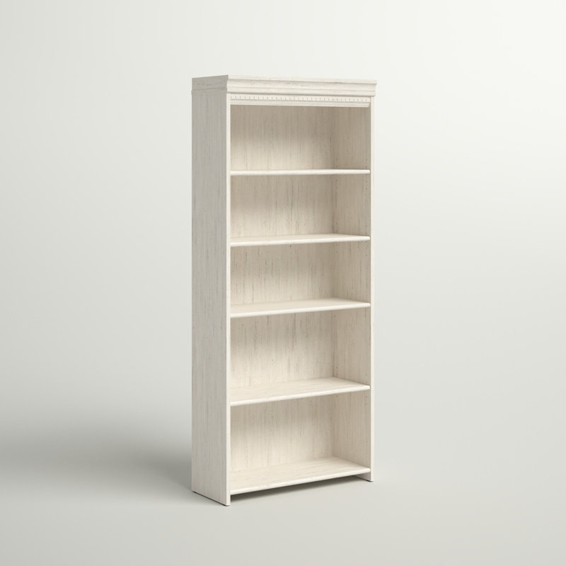 Bibliothèque standard H 68,94 "x l 29,57" Huckins, Blanc antique