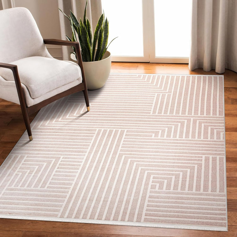 Soft Plush Area Rugs Non Slip Hallway Rug Large Bedroom Carpet Low Pile Acrylic Rug Floor Mat CN016, Rectangle 160 x 230 cm