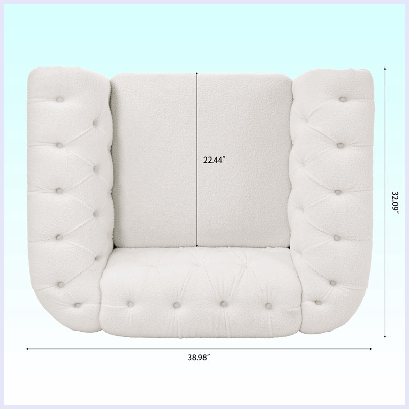 Fauteuil demi-tonneau Chet
