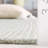 Vighnesh Tufted Wool/Cotton Performance Striped Rug in Ivory/Sage-1042616887
