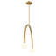 Lustre 2 lumières Rua en laiton naturel-847877370