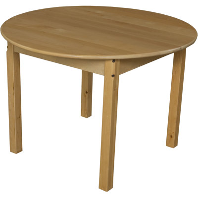 Circular Hardwood Table