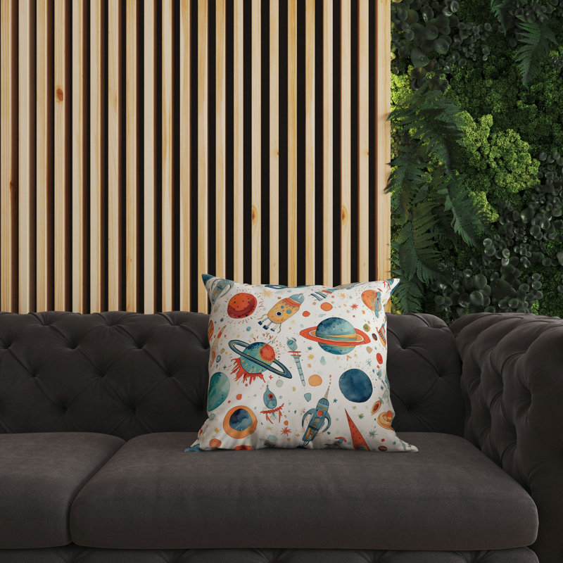 Coussin décoratif intérieur / extérieur Infinite Horizons, H 18 po x l 18 po