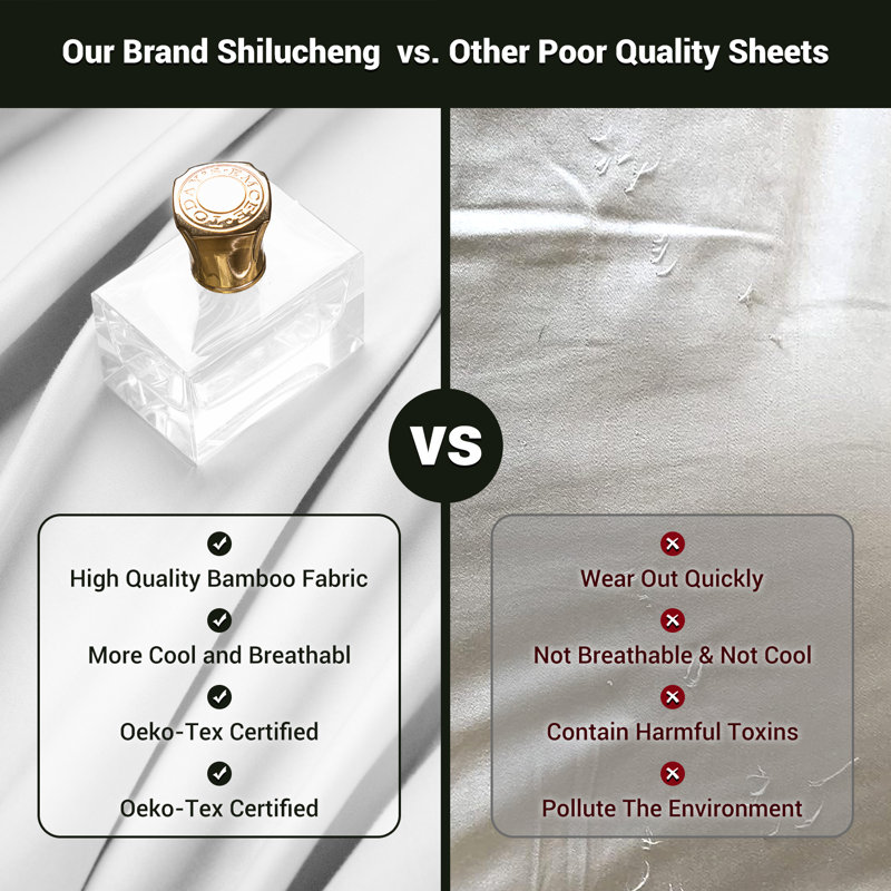 Bamboo Sheet Set, King Sheet Case Pack with 3 Additional Pieces, White