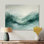 Goudelock Fading Light Gradient Forest Landscape I - montagnes, art mural