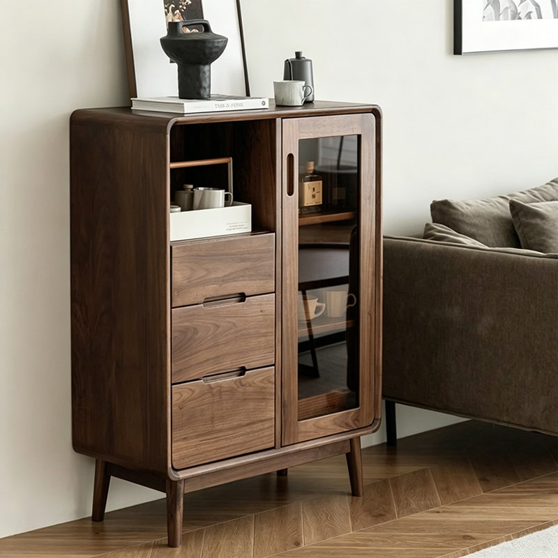 Armoire d'appoint arrondie