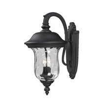 Koda Williams Black Outdoor LED Wall Lantern with Power Outlet