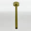 Pomme de douche de luxe 12 po en or brossé, pomme de douche à pluie haute pression, pomme de douche ultra-mince en acier inoxydable 304