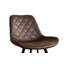 Upholstered Counter Stool with Metal Frame-88208201