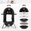 Alphamarts Vertical Charcoal Portable Charcoal Smoker Grill