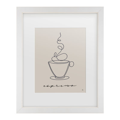 Bolog Sarah Adams Cafe Espresso Matted Framed Art