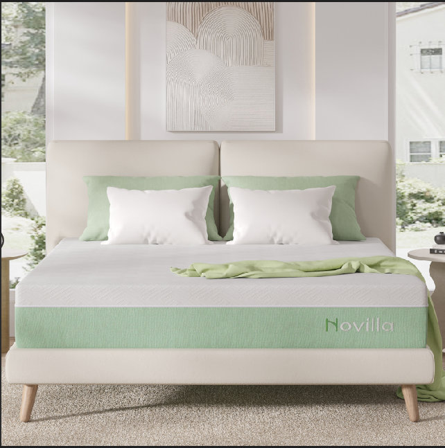 Matelas en mousse viscoélastique gélifiée 12 pouces, Double, 12"