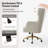 Heeg 47''H Transitional Genuine Leather Swivel Adjustable Height Tilting Executive Chair with High Backrest-121542710